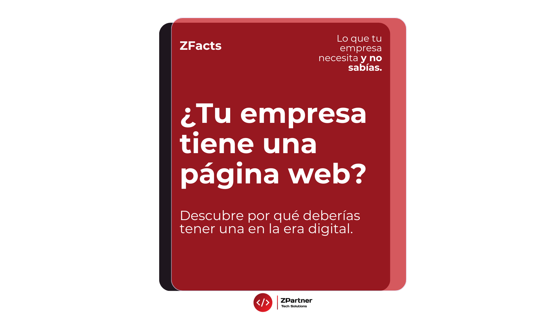 ¿Tu empresa tiene una página web?